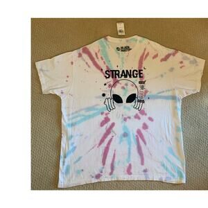 NWT Hot Topic Black Matter Alien Tie Dye Tee